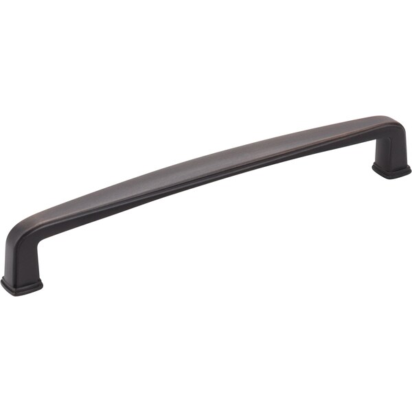 Jeffrey Alexander 160 mm Center-to-Center Brushed Oil Rubbed Bronze Square Milan 1 Cabinet Pull 1092-160DBAC - main